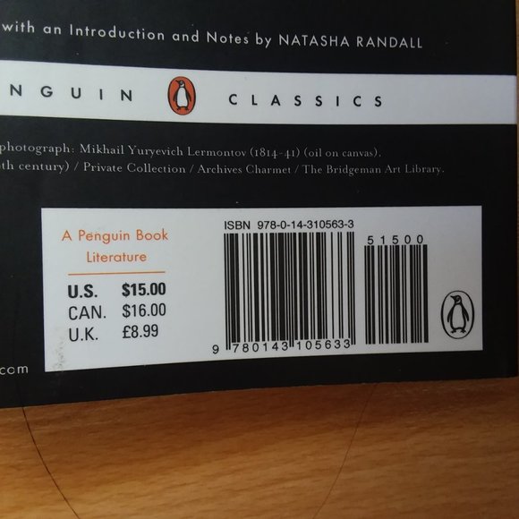 RUSS306D Hero of Our Time (Trans Randall) Mikhail Lermontov Novel - Picture 2 of 4